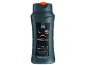 Gel de banho e champô 3 em 1 masculino para corpo, rosto e cabelo, com aroma refrescante.
