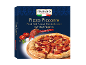 Pizza Piccante congelada estilo napolitano com salame fumado e pepperoni Nduja, 398g.