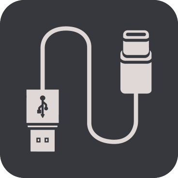 Cabo USB-A para USB-C