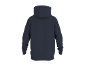 Hoodie azul escuro, vista traseira.