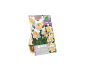 Embalagem para 5 bolbos de Narciso 'British Gamble', mostrando flores com cores mutáveis.