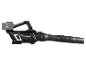 Soprador de folhas preto com bateria, com a inscrição 'BRUSHLESS PPATLB 40'.