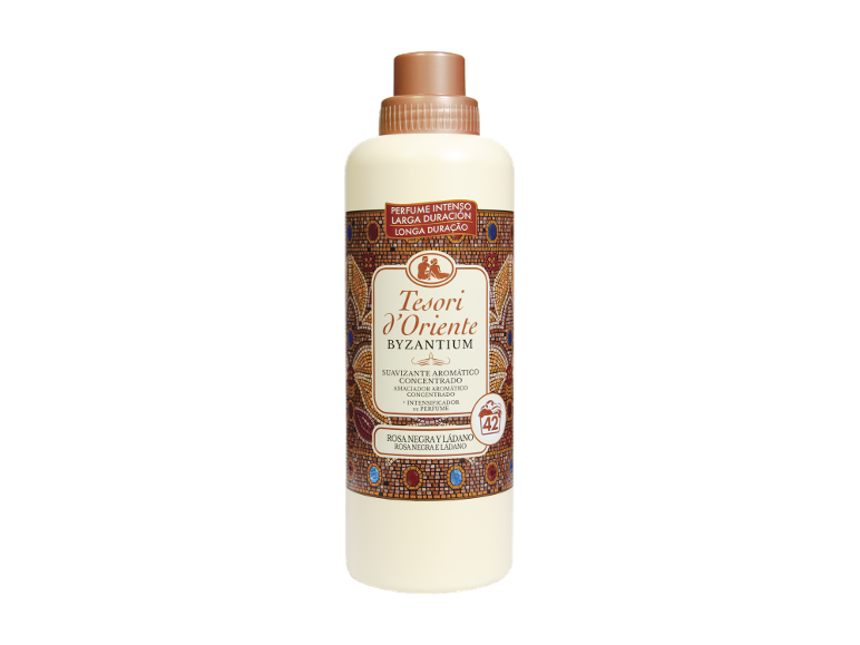 Amaciador concentrado com perfume intenso de rosa negra e ládano, 42 lavagens.