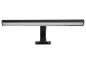 Luz de imagem LED preta com difusor branco