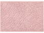 Tapete de banho rosa com padrão de riscas onduladas