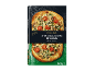 Pinsa com mozzarella de búfala e tomate cereja em embalagem verde e preta.