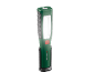 Luz de trabalho LED verde e cinzenta com painel principal brilhante e foco superior