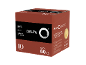Caixa com 60 cápsulas de café de sabor intenso, com a inscrição 'Intensity Collection'.