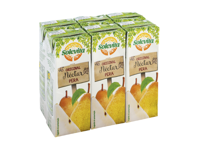 Néctar de pera Solevita Original Néctar Pera em pack de 6.