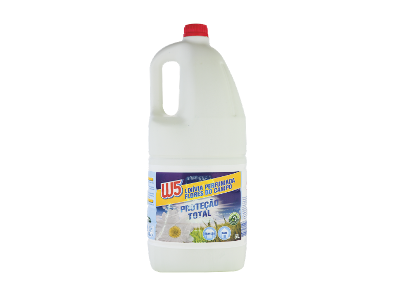 W5 lixívia perfumada flores do campo, 5L