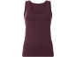 Camisola de alças básica feminina cor bordô com decote quadrado.