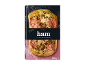 Caixa de pinsa com fiambre, mozzarella e cogumelos, 399 g