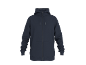 Sweatshirt com capuz e fecho de correr azul-marinho para homem