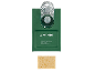 Suporte verde para ferro de soldar com esponja de limpeza.