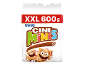 Embalagem XXL 600g de cereais Cini Minis com personagens alegres.