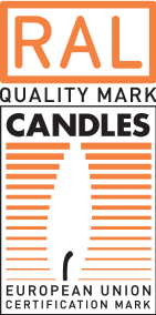 Marca de qualidade: Velas RAL, marca de certificação da União Europeia.