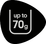 Até 70g