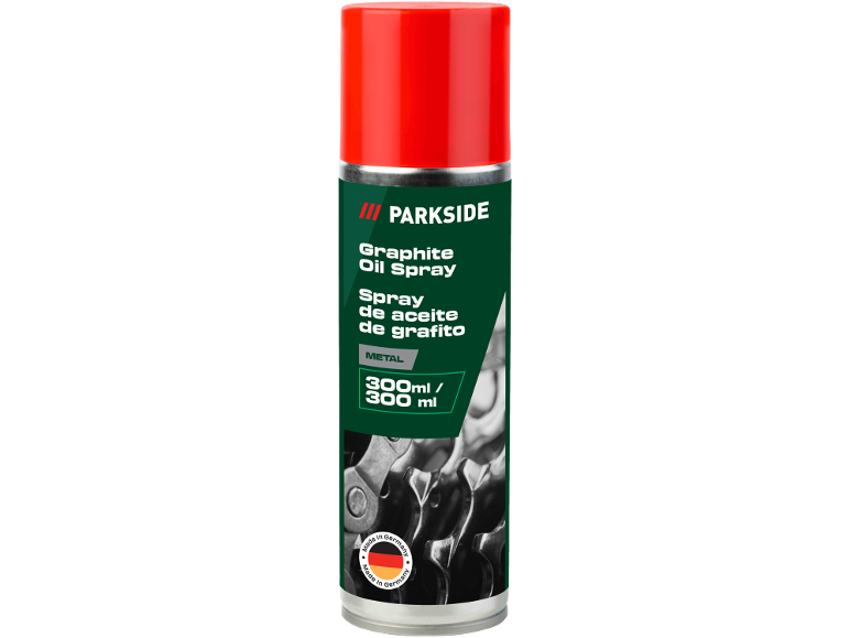 Spray de óleo de grafite para metal, 300 ml, Made in Germany.
