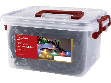 LIVARNO Corrente de Luzes 580 LEDs 7,5 W