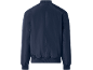 Casaco bomber masculino azul escuro visto por trás