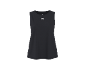 Camisola desportiva preta com logótipo branco no peito.