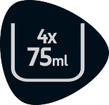 Unidade de medida: 4x 75ml
