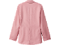 Blazer rosa feminino com gola de lapela, vista traseira