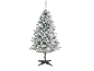 Árvore de Natal nevada com base
