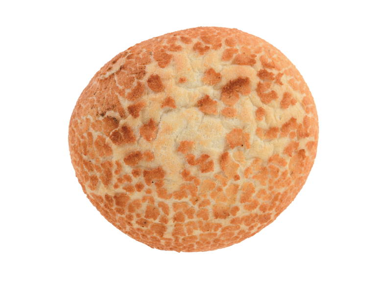Pão tigre com uma crosta estaladiça e mosqueada distintiva.
