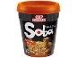 Copo de noodles soba com sabor a carne sukiyaki, pronto em 3 minutos.