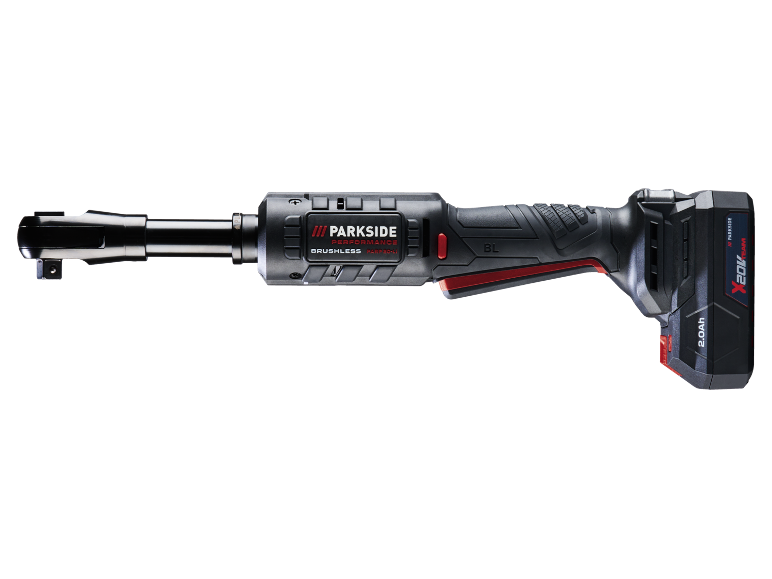 Chave de roquete sem fios com bateria de 2.0Ah, motor sem escovas e compatibilidade X20V Team.