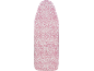 Capa de tábua de engomar com padrão de folhas rosa