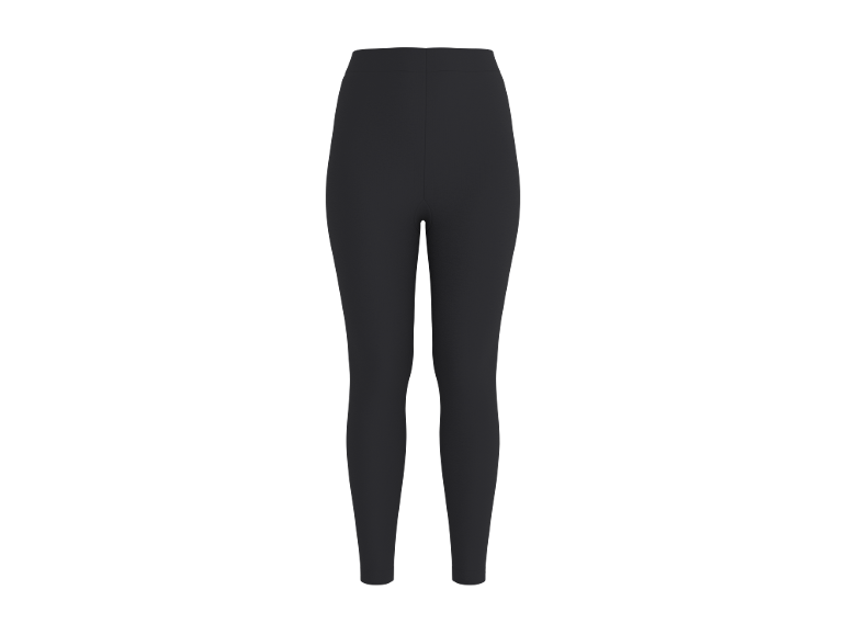 Leggings pretas de cintura alta para mulher.