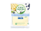 Embalagem com 2x200g de fatias de queijo light, com mirtilos e ervas no fundo.