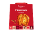 Panettone Classico em embalagem vermelha com motivos natalícios.