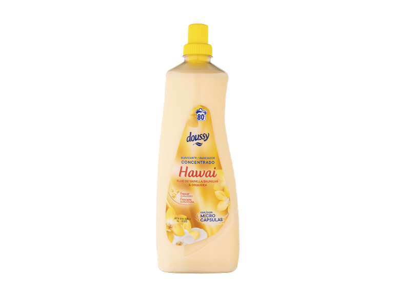 Amaciador de roupa concentrado com aroma de baunilha e orquídea para 80 doses