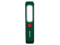Luz de trabalho LED verde com botão de energia vermelho