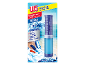 Gel sanitário com aplicador, 12 selos de gel, aroma oceânico, 3x poder.