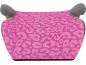 Assento elevatório infantil com padrão de leopardo rosa