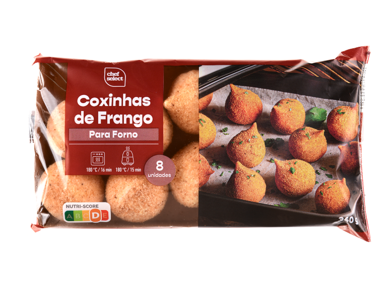 Coxinhas de Frango Pré-Fritas Monissa