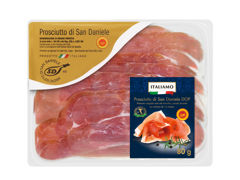 Presunto Italiamo Prosciutto di San Daniele DOP, 80 g
