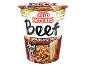 Noodles de carne com sopa aromática picante, prontos em 3 minutos.