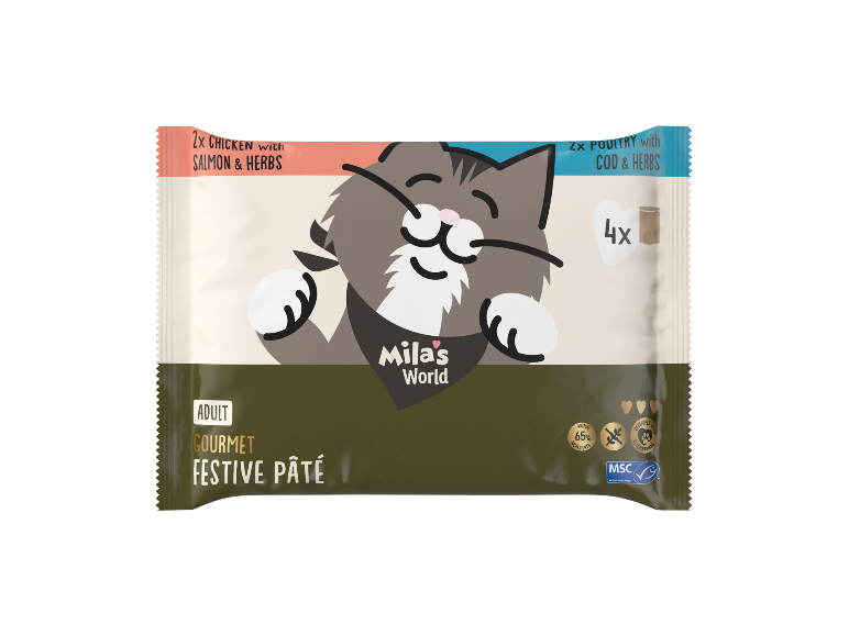 Embalagem de comida para gato Mila's World Gourmet Festive Pâté
