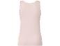 Top rosa claro para mulher, vista traseira