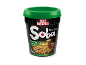 Refeição de noodles teriyaki em copo, pronta em 3 minutos, estilo wok