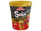 Copo de noodles soba sabor chili, com proteína, pronto em 3 minutos, vegan.