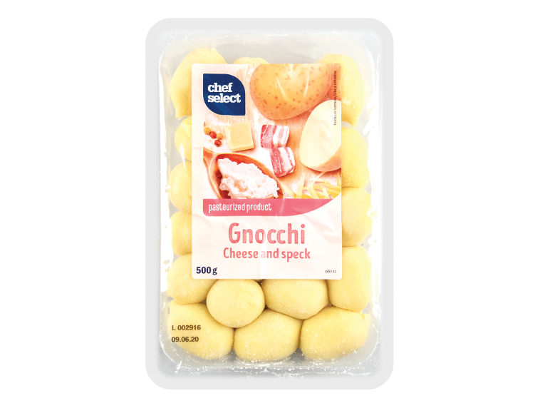 Gnocchi Chef Select com queijo e speck, 500 g