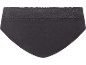 Cueca preta de mulher com renda