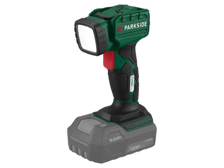 Lanterna de trabalho LED sem fio com bateria de 2.0 Ah