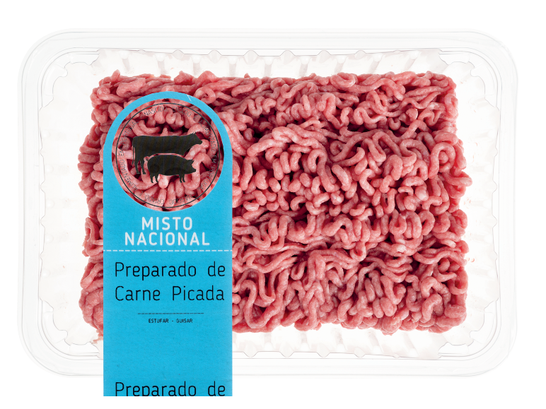 Misto Nacional preparado de carne picada, para estufar ou guisar